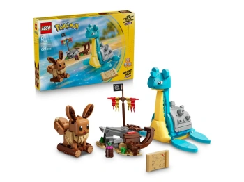 LEGO 72162 Pokémon SMART Play: Eevee i Lapras — poszukiwanie skarbów