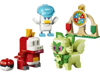 LEGO 72158 Pokémon SMART Play: Sprigatito, Fuecoco i Quaxly — bitwa
