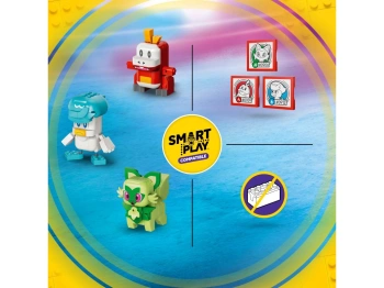 LEGO 72158 Pokémon SMART Play: Sprigatito, Fuecoco i Quaxly — bitwa