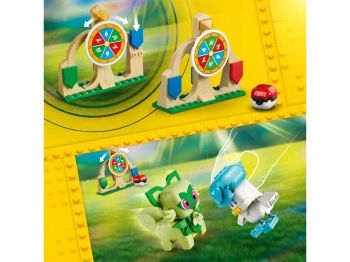 LEGO 72158 Pokémon SMART Play: Sprigatito, Fuecoco i Quaxly — bitwa