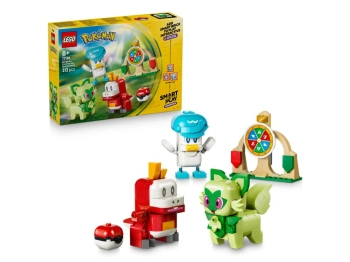 LEGO 72158 Pokémon SMART Play: Sprigatito, Fuecoco i Quaxly — bitwa