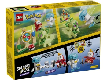 LEGO 72158 Pokémon SMART Play: Sprigatito, Fuecoco i Quaxly — bitwa