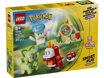 LEGO 72158 Pokémon SMART Play: Sprigatito, Fuecoco i Quaxly — bitwa