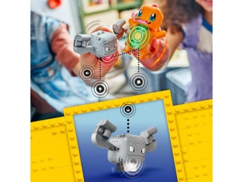 LEGO 72157 Pokémon SMART Play™: Charmander i Geodude — starcie w jaskini