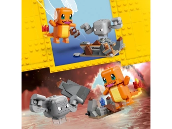 LEGO 72157 Pokémon SMART Play™: Charmander i Geodude — starcie w jaskini