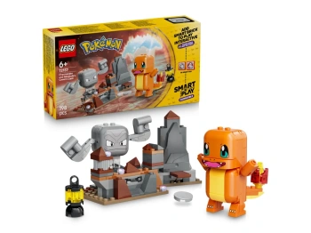 LEGO 72157 Pokémon SMART Play™: Charmander i Geodude — starcie w jaskini