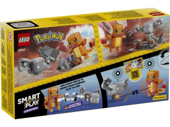 LEGO 72157 Pokémon SMART Play™: Charmander i Geodude — starcie w jaskini