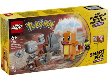 LEGO 72157 Pokémon SMART Play™: Charmander i Geodude — starcie w jaskini
