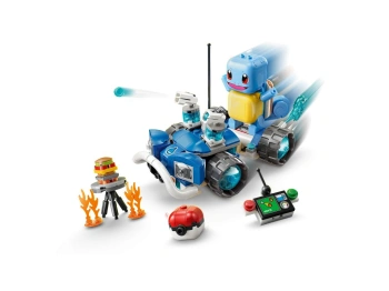LEGO 72156 Pokémon SMART Play: Przygoda Trenera ze Squirtle i pojazdem terenowym