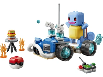LEGO 72156 Pokémon SMART Play: Przygoda Trenera ze Squirtle i pojazdem terenowym