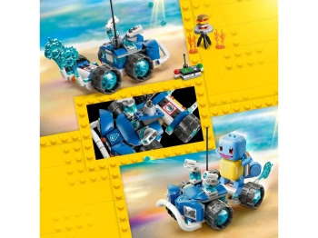 LEGO 72156 Pokémon SMART Play: Przygoda Trenera ze Squirtle i pojazdem terenowym
