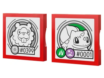 LEGO 72155 Pokémon SMART Play: Bulbasaur i Bidoof z krzewem jagody