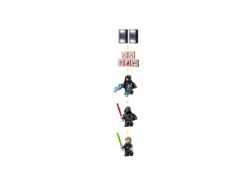 LEGO 75427 Star Wars Smart Play: Pojedynek w Sali Tronowej i A-Wing