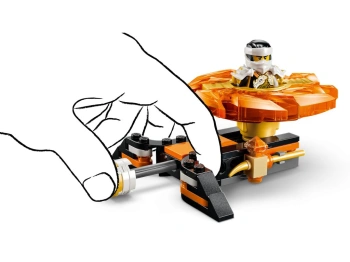 LEGO 71873 Ninjago Cole kontra zły Cole ze Spinnerem