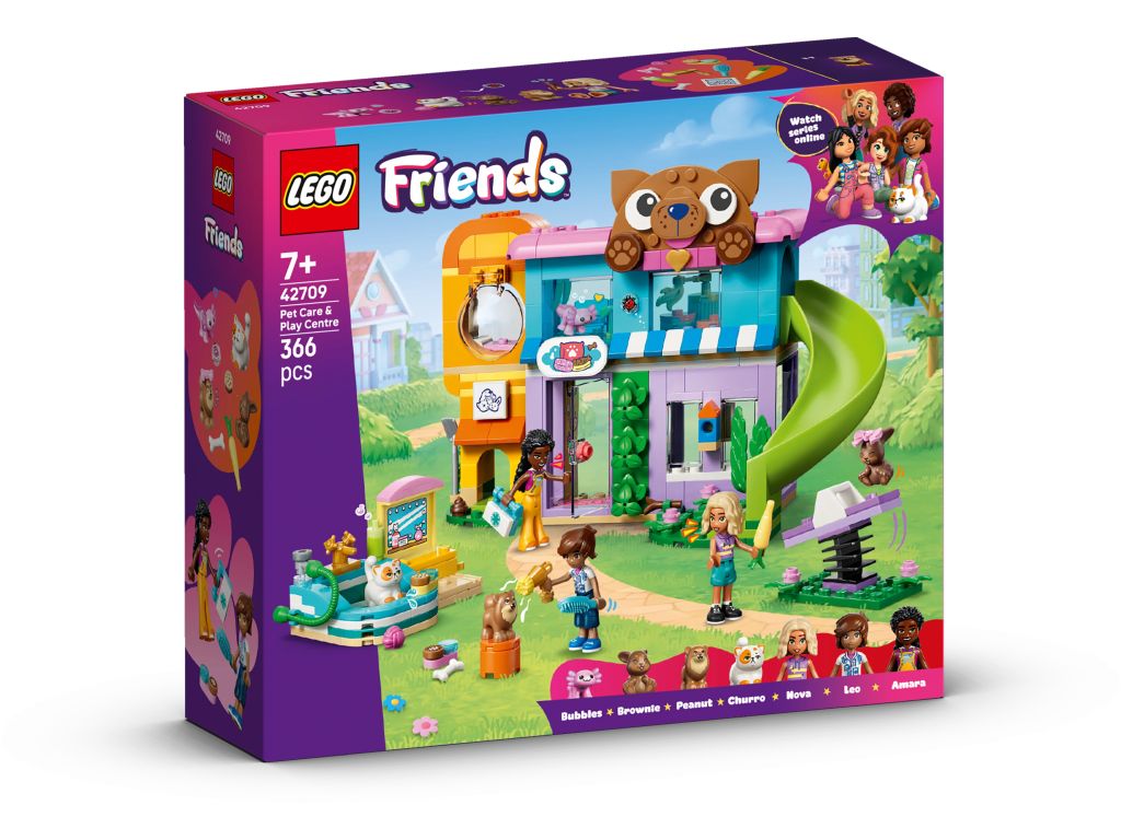 LEGO 42709 Friends Centrum Zabawy i Pielęgnacji dla Zwierząt