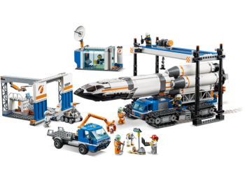 LEGO City 60229 Transport i montaż rakiety