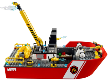 LEGO City 60109 Łódź strażacka