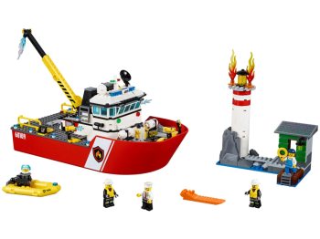 LEGO City 60109 Łódź strażacka