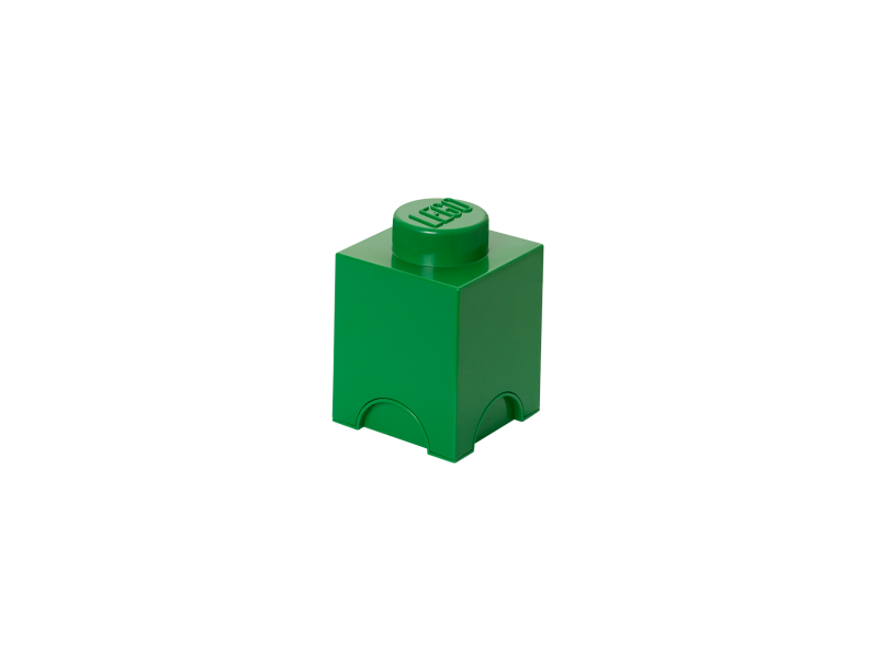 LEGO 40011734 Pojemnik na klocki 1x1 zielony
