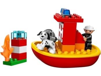 LEGO Duplo 10591 Łódź strażacka