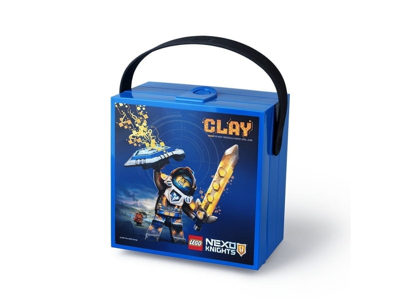 LEGO Nexo Knights 40511734 Pudełko na śniadanie z rączką niebieskie