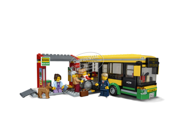 LEGO City 60154 Przystanek autobusowy