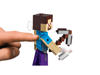  LEGO Minecraft 21148 BigFig - Steve z papugą