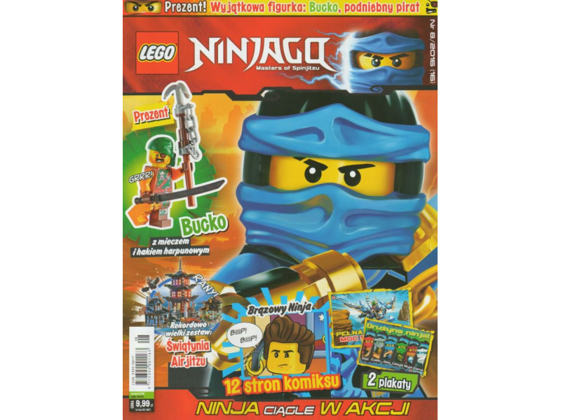 LEGO Ninjago 404101 magazyn 7/2016 + Bucko podniebny pirat