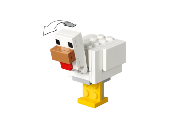 LEGO Minecraft 21149 BigFig - Alex z kurczakiem