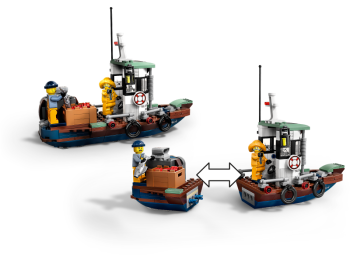  LEGO Hidden Side 70419 Wrak łodzi rybackiej