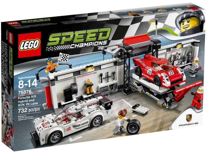 LEGO Speed Champions 75876 Porsche 919 Hybrid i 917K Pit Stop