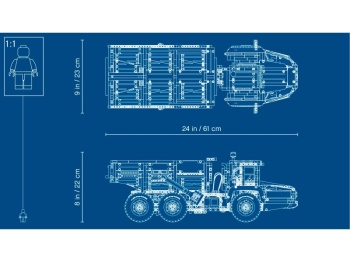 42114 LEGO Technic Wozidło przegubowe