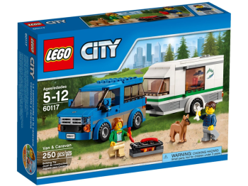 LEGO City 60117 Van z przyczepą kampingową