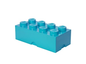 LEGO 40041743  Pojemnik na klocki 4x2 lazurowy