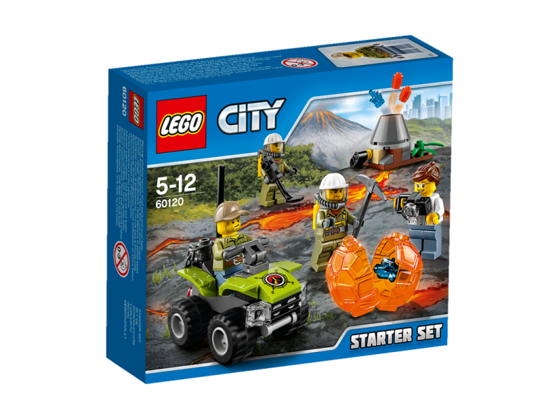 LEGO City 60120 Wulkan - zestaw startowy