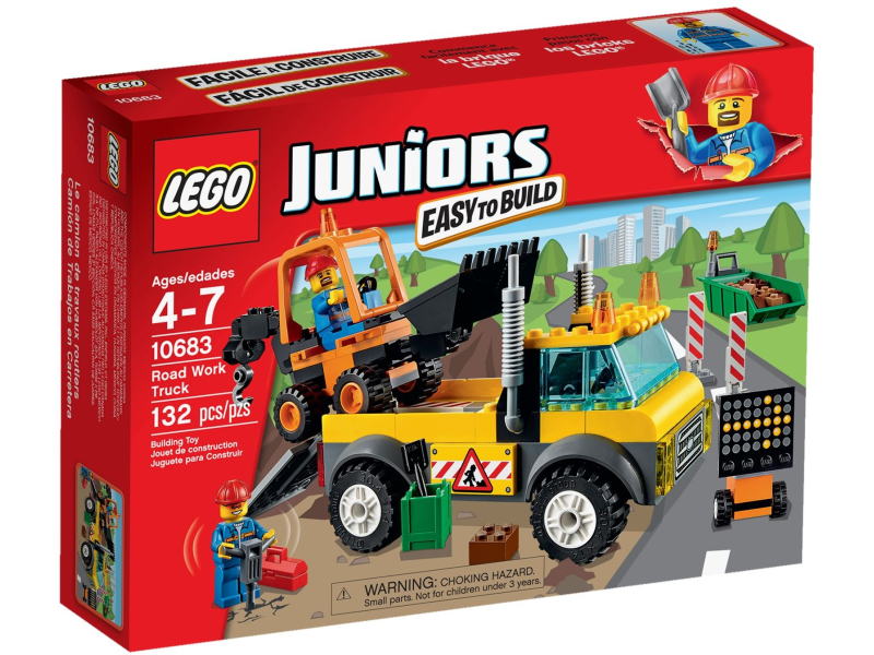 LEGO Juniors 10683 Ciężarówka do robót drogowych