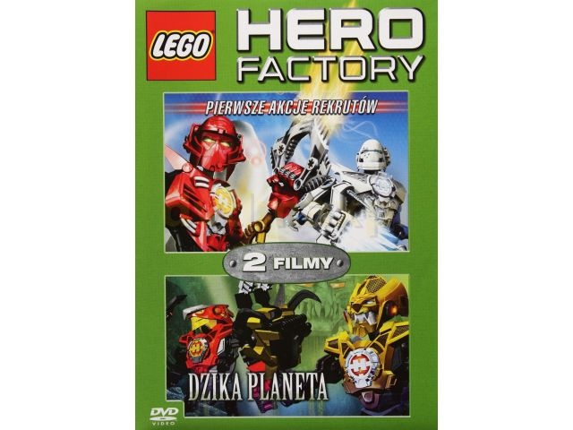 LEGO Hero Factory GDSY32373 część 1+2 Dzika planeta / Pierwsze akcje rekrutów