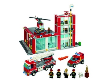 LEGO City 60004 Remiza strażacka