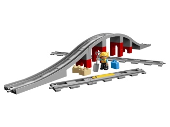LEGO DUPLO 10872 Tory kolejowe i wiadukt