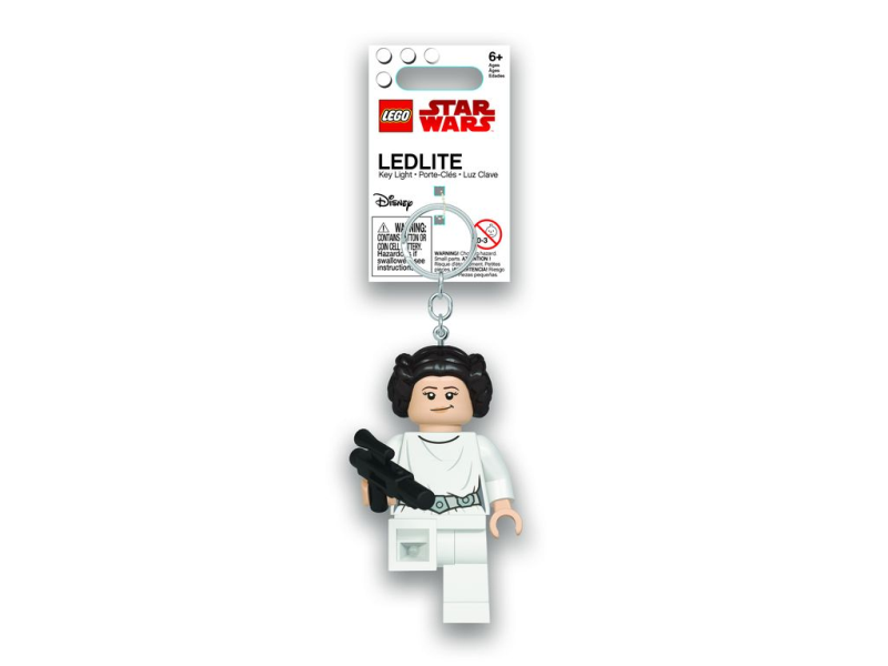LEGO Star Wars KE125 Brelok latarka LED Księżniczka Leia z blasterem
