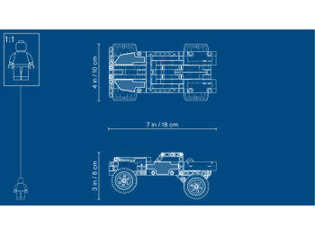LEGO 42090 Monster truck złoczyńców