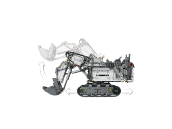  LEGO Technic 42100 Koparka Liebherr R 9800
