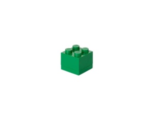LEGO 40111734  Pojemnik na drobiazgi 2x2 MINI zielony