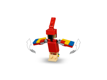  LEGO Minecraft 21148 BigFig - Steve z papugą