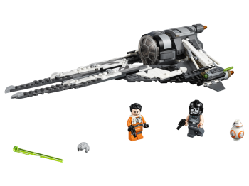 LEGO Star Wars 75242 TIE Interceptor Czarny As