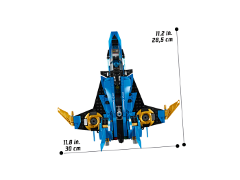 LEGO Ninjago 70668 Burzowy myśliwiec Jaya
