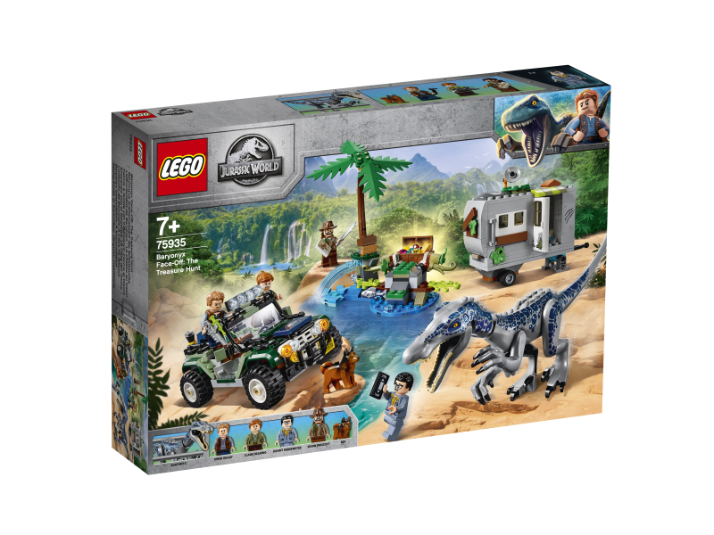  LEGO Jurassic World 75935 Starcie z barionyksem: poszukiwanie skarbów