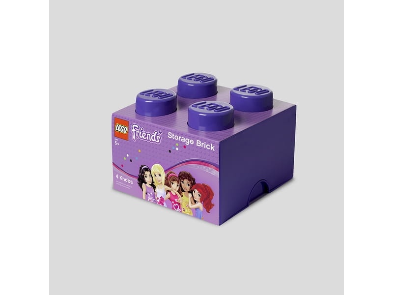 LEGO 40031746 Pojemnik na klocki 2x2 Friends fioletowy