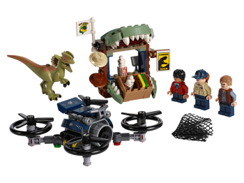  LEGO Jurassic World Dilofozaur na wolności