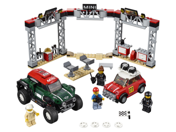 LEGO Speed Champions 75894 1967 Mini Cooper S Rally oraz 2018 MINI John Cooper Works Buggy